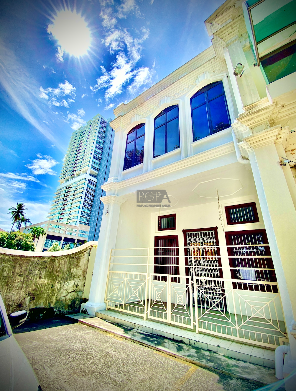 Corner Beachfront Commercial Property off Jalan Sultan Ahmad Shah (Northam Road) in George Town.